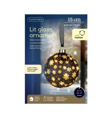 Kugelleuchte LED 14cm sw/ws