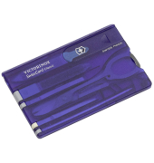 SWISSCARD blau transparent