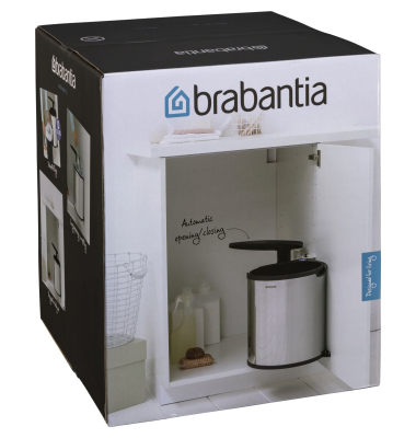 Einbaum&uuml;lleimer 15 L White