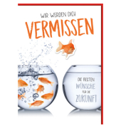 Abschiedskarte Jumbo