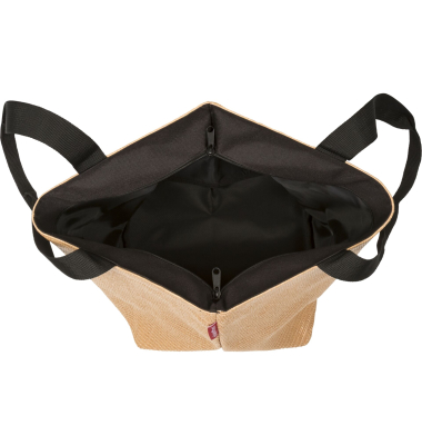 Shopper M Raffia Black
