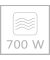 Mikrowelle mechanisch 700W17l wei&szlig;
