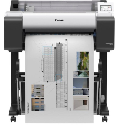 Gro&szlig;formatdrucker imagePrograf IPF TM250, DIN A1, 24 Zoll, 61 cm, 5 Tinten (je 1x MBK, BK, C, M, Y), USB 2.0 Hi-Speed, LAN, WLAN