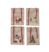 Weihnachtlicher Geschenktasche