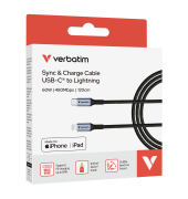 Ladekabel USB-C zu Lightning 1,2m sw