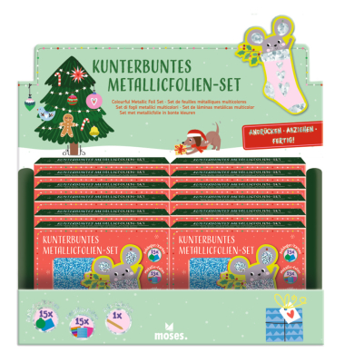 Kunterbuntes Metallicfolien-Set