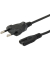 Netzkabel C7 auf 2pin Euro 3m sw