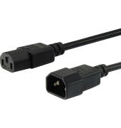 Netzkabel C13 auf C14 3m sw