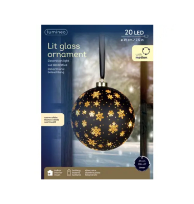Kugelleuchte LED 19cm sw/ws