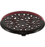 Topfuntersetzer rund 23 cm kirschrot