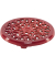 Topfuntersetzer rund 23 cm kirschrot