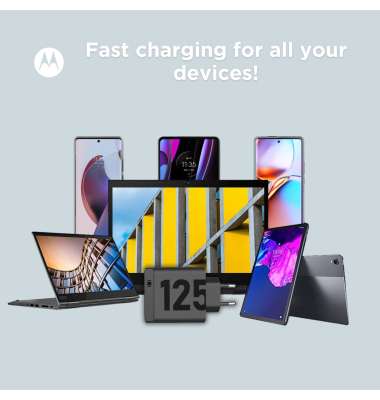 TurboPower 125W Charger USB-PD 3.0 GaNFast + USB-C Kabel