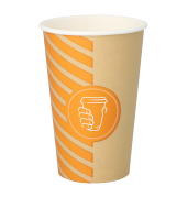 Papstar Trinkbecher Coffee Line 0,3l 50St