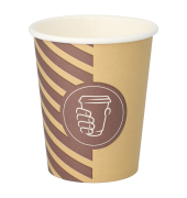 Papstar Trinkbecher Coffee Line 0,2l 50St