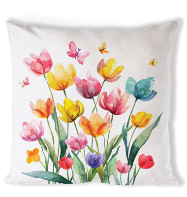Kissenbezug 40x40 cm Fantasy Blumen
