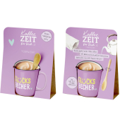 Kaffeezeit Happy Greetings violett