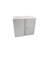 Stahlschrank SCF SCF0891GGK, abschlie&szlig;bar, 2 OH, grau, 91,5x83x37cm (BxHxT)