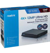 NVS8 8-Kanal 2TB HDD PoE NVR