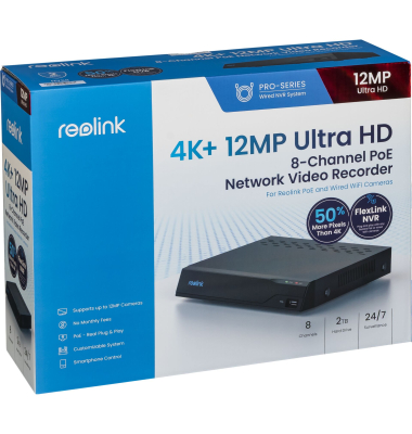 NVS8 8-Kanal 2TB HDD PoE NVR
