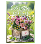 Geburtstagskarten 51-0128 11,5x17 cm 115mm x 170mm (BxH) bunt