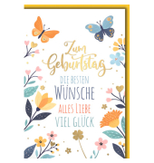 Geburtstagskarten 5510153 11,5x17 cm 115mm x 170mm (BxH) bunt