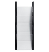 Wand-Prospekthalter A5h schwarz