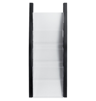 Wand-Prospekthalter A5h schwarz