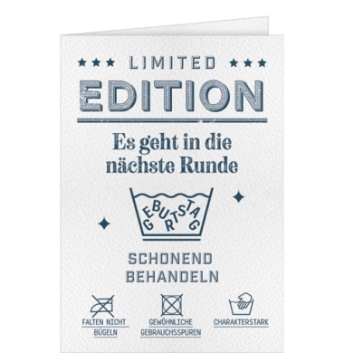 Geburtstagskarte Jumbo