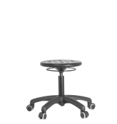 Sitzhocker 10014 Assistant Basic A1S, schwarz, mit Rollen