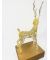 Lichtfigur Rentier LED 18x65x130cm Weihnachten