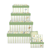 Geschenkkarton Flowers and Stripes