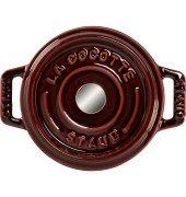 Mini Cocotte 10cm rund grenadine, Gusseisen