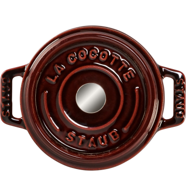 Mini Cocotte 10cm rund grenadine, Gusseisen