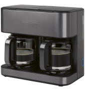 Doppelkaffeeautomat PC-KAD 1308 Edelstahl dunkel
