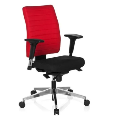 Drehstuhl PRO-TEC 350 Stoff sw/rt