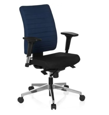 Drehstuhl PRO-TEC 350 Stoff sw/bl