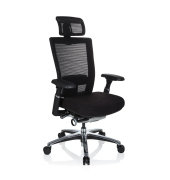 B&uuml;rostuhl NOVA PRO I ALU Stoff sw