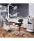 Sitzhocker 608300 WORK MF, schwarz, mit Rollen