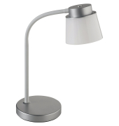 LED-Schreibtischlampe, silber