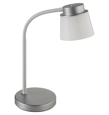 LED-Schreibtischlampe, silber