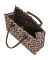 Einkaufstasche Dailyshopper, LeoMacchiato Leopard, DN 6048, 14 Liter, au&szlig;en 42x17x35cm, Polyester, braun