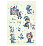 Geburtstagskarten 51-0102 11,5x17 cm 115mm x 170mm (BxH) bunt