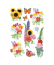 3369 Decorsticker Schmucketikett moderne Blumen 30