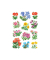 Sticker Gebirgsblu Blumen Papier 3582