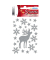 3727 Glitter Weihn.Schmucketikett Hirsch