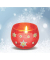 3916 Weihnachten Irisfol Schmucketikett Sterne gold