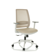 Drehstuhl PROFONDO ECO W Netz / Stoff be