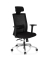 Chefsessel CAPTIVA Sitz Stoff/Netz sw