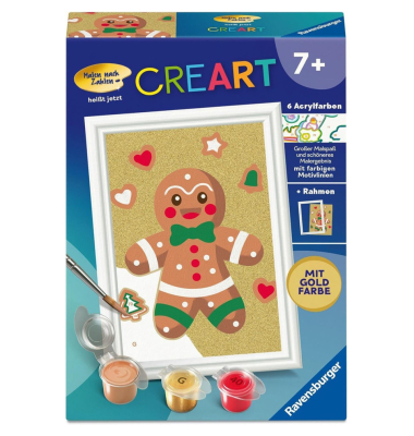 CreArt, Malen nach Zahlen- Lebkuchenmann