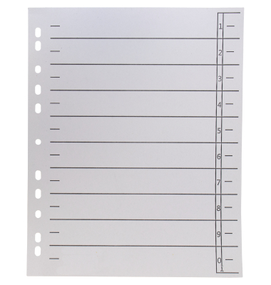 Trennbl&auml;tter 1440 grau 230g 